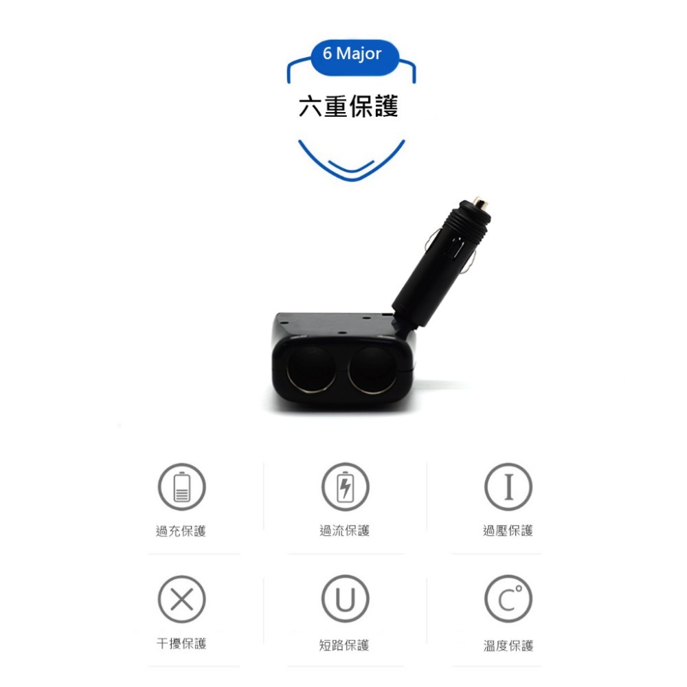 台灣製 Cliff Top 車充 充電器 點煙器擴充 36W PD Type-C + QC 3.0 + 點菸器 車用車充-細節圖2