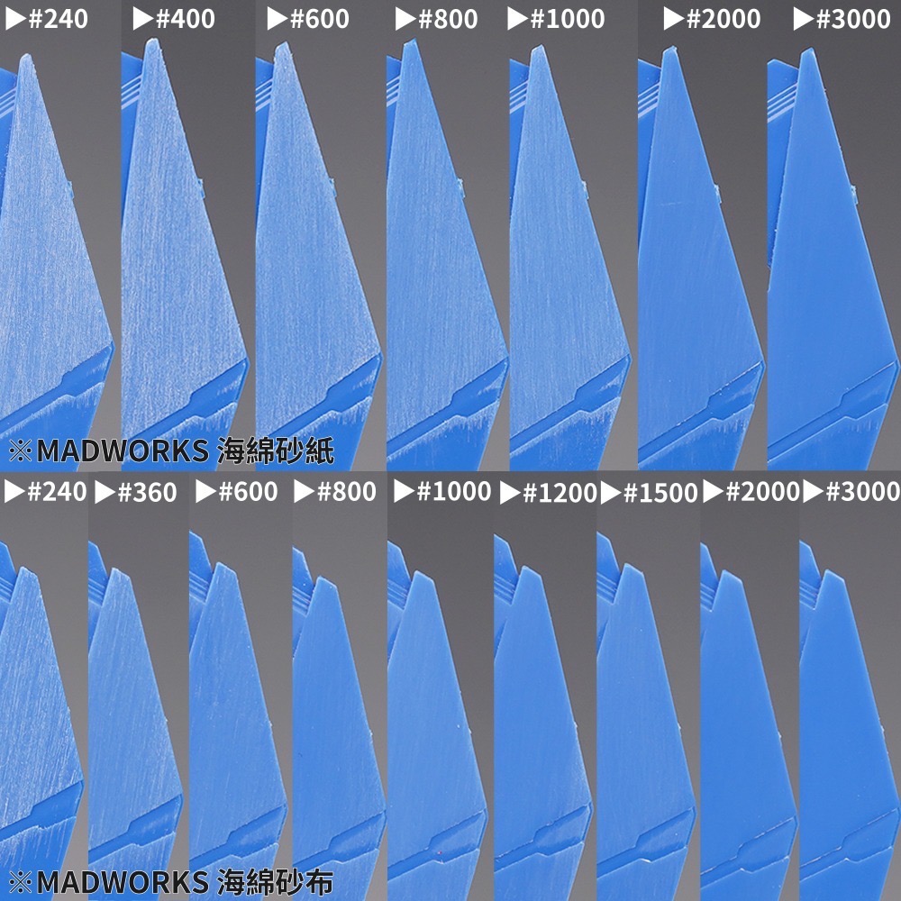 【工匠模型】MADWORKS MKX海綿砂布 漆面整理 精修 拋光 海綿紗布-細節圖3
