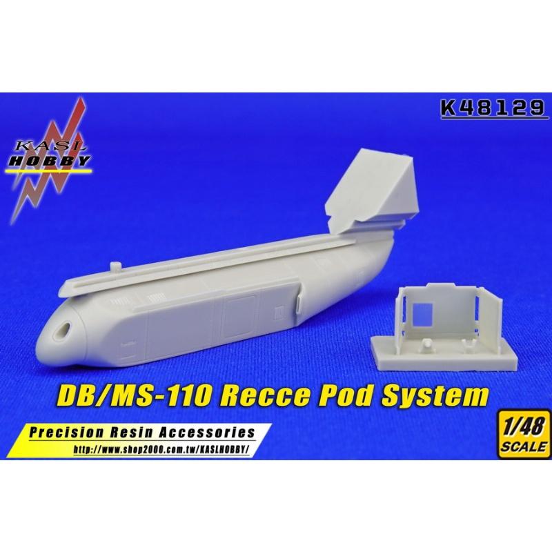 【工匠模型】KASL 1/48 DB/MS-110 Recce Pod System 長距離偵照莢艙-細節圖2