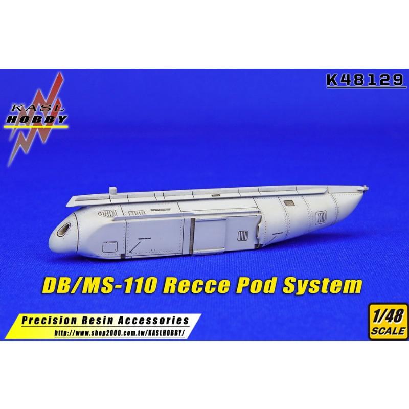 【工匠模型】KASL 1/48 DB/MS-110 Recce Pod System 長距離偵照莢艙-細節圖3