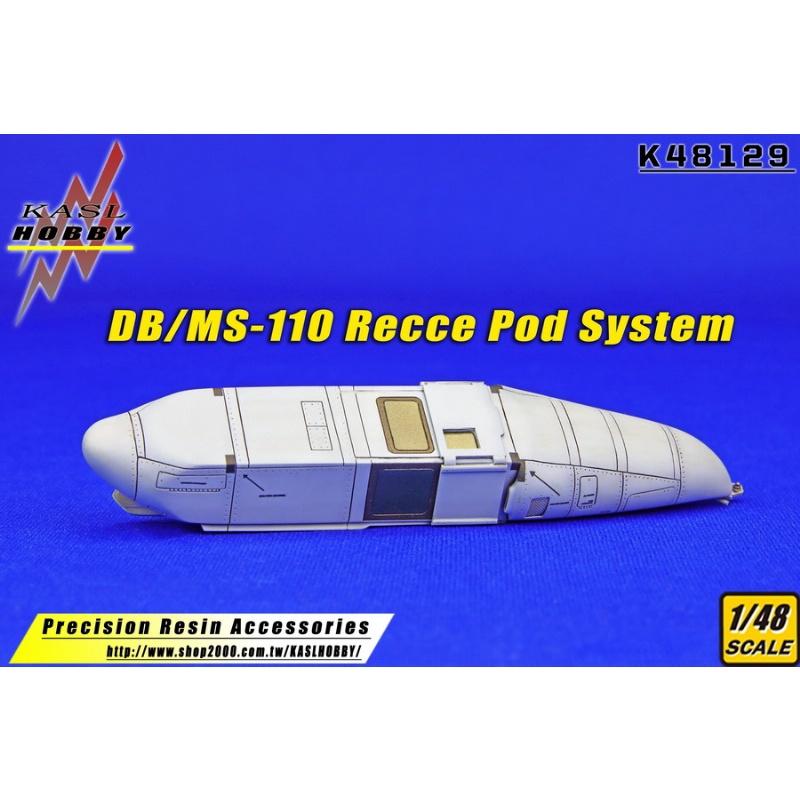 【工匠模型】KASL 1/48 DB/MS-110 Recce Pod System 長距離偵照莢艙-細節圖6