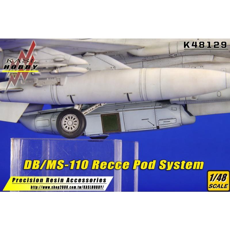 【工匠模型】KASL 1/48 DB/MS-110 Recce Pod System 長距離偵照莢艙-細節圖7