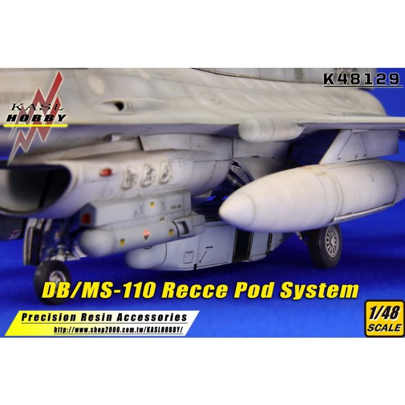 【工匠模型】KASL 1/48 DB/MS-110 Recce Pod System 長距離偵照莢艙-細節圖9