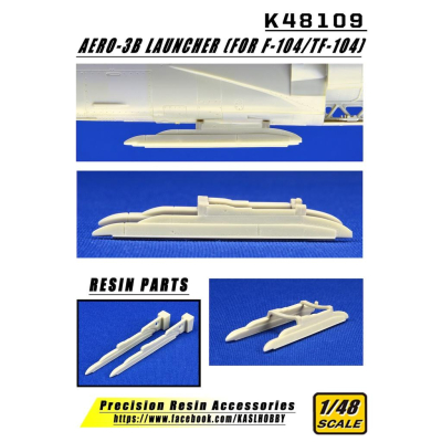 【工匠模型】KASL 1/48 AERO-3B Launcher &amp; Wing Pylon 翼下 飛彈發射架