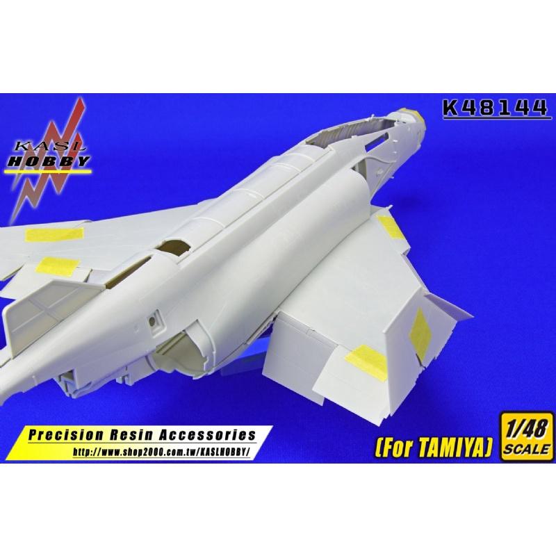 【工匠模型】KASL 1/48 F-4 前緣 後緣 縫翼套件 TAMIYA-細節圖2