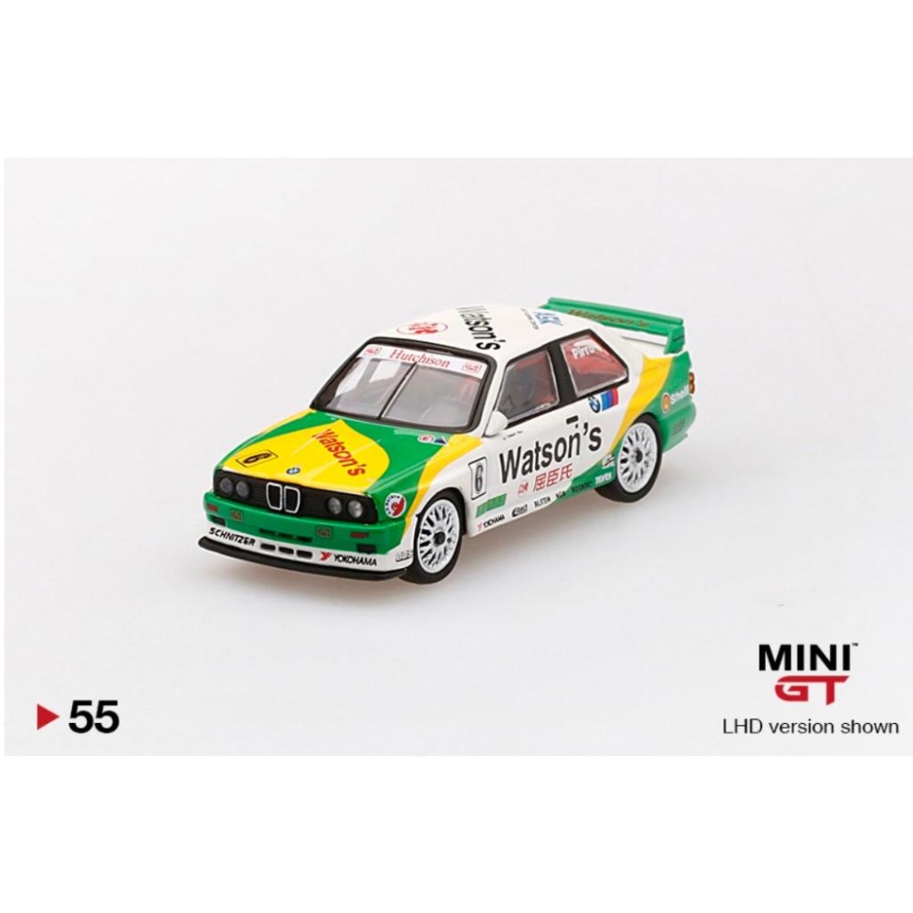 【工匠模型】MINI GT #55 1:64 BMW E30 M3 屈臣氏1991 Marlboro  模型車-細節圖2