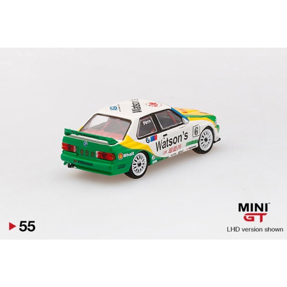 【工匠模型】MINI GT #55 1:64 BMW E30 M3 屈臣氏1991 Marlboro  模型車-細節圖3