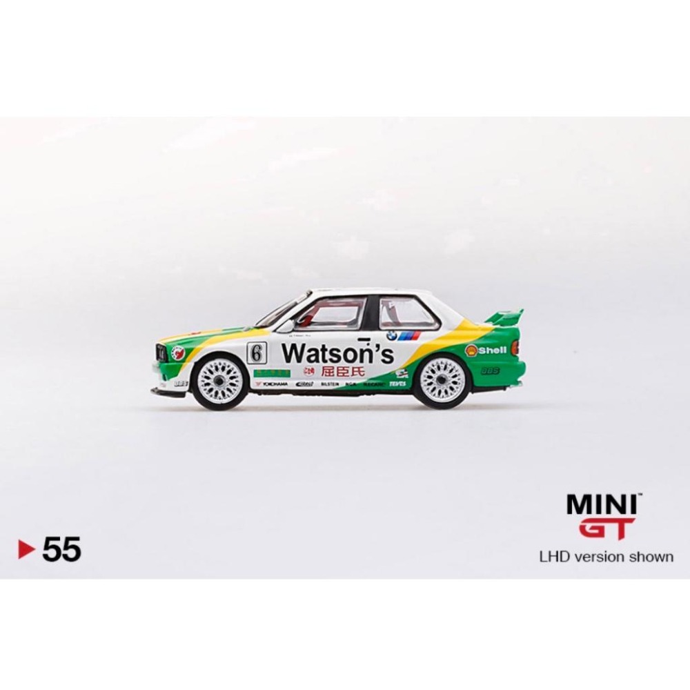 【工匠模型】MINI GT #55 1:64 BMW E30 M3 屈臣氏1991 Marlboro  模型車-細節圖4