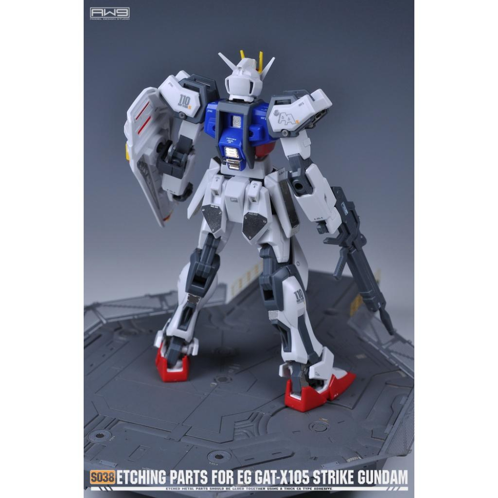 【工匠模型】AW9 S038 EG STRIKE GUNDAM 攻擊鋼彈 GAT-X105 細節蝕刻片 S38-細節圖3