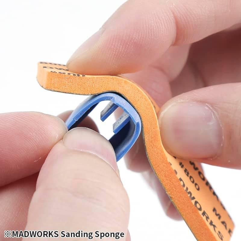 【工匠模型】Madworks 高耐久性 海綿 砂紙 研磨 打磨5MM 10入-細節圖5