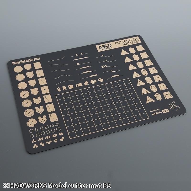 【工匠模型】MADWORKS 模型專用切割墊 A3配色方案專利 B5 刻線設計-細節圖3