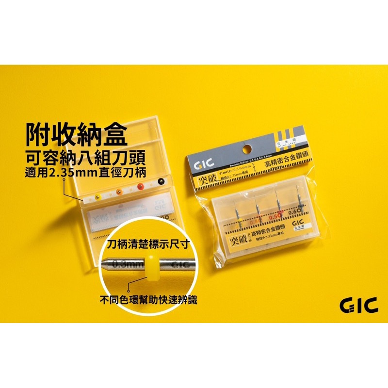 ￼【工匠模型】GIC TDB12 TDB13  合金鑽針套組 0.3～1.5mm 鑽針-細節圖2