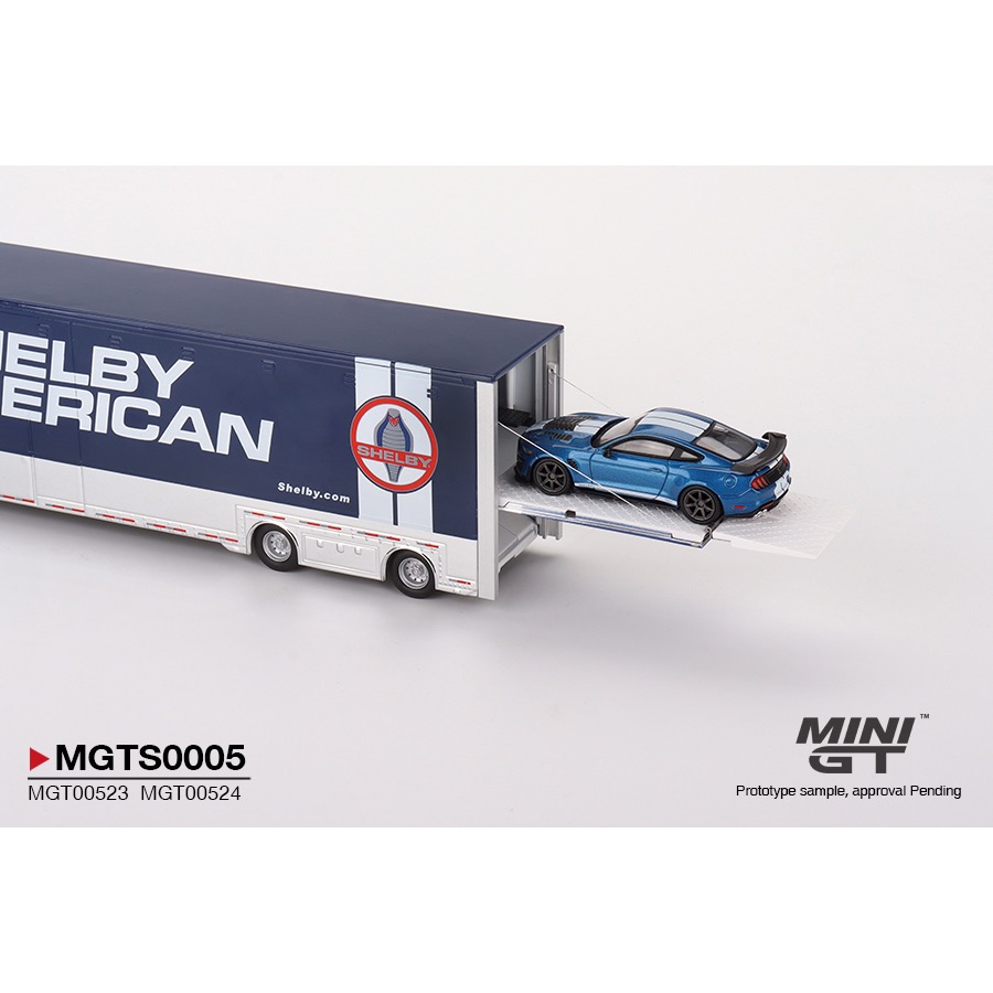 ￼【工匠模型】MINI GT 1/64 #MGTS0005 拖車組 Racing Transporter-細節圖3