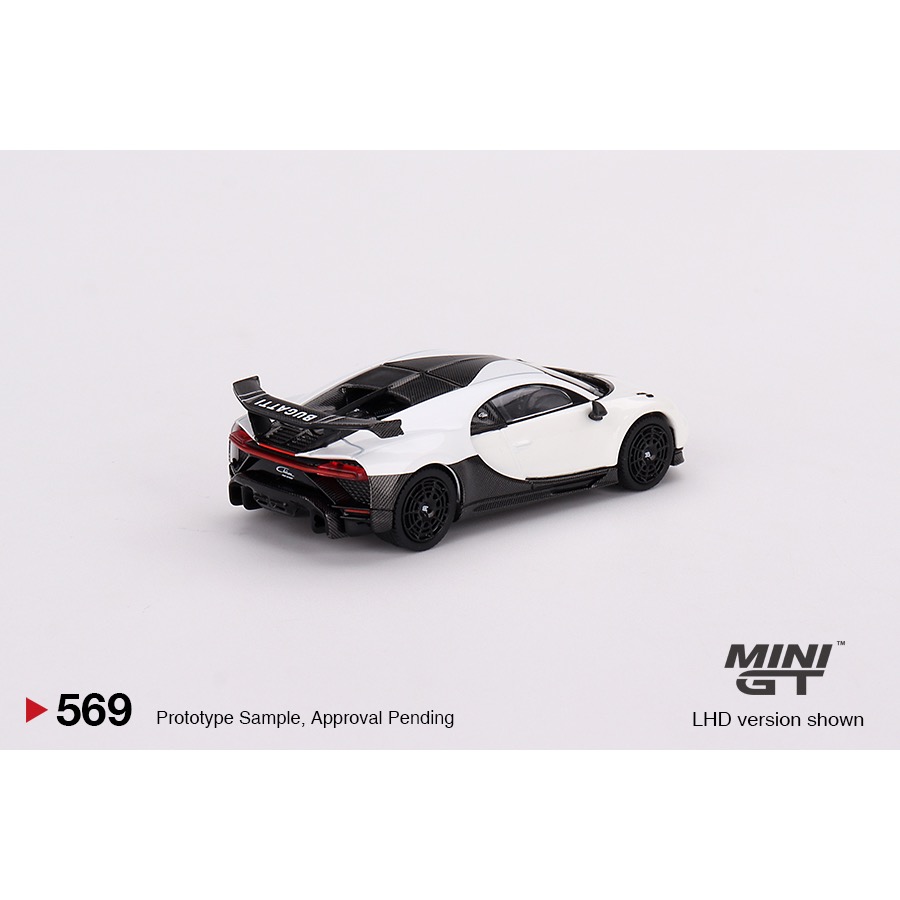 ￼【工匠模型】MINI GT 1/64 # 569 Bugatti Chiron Pur Sport 白色-細節圖3