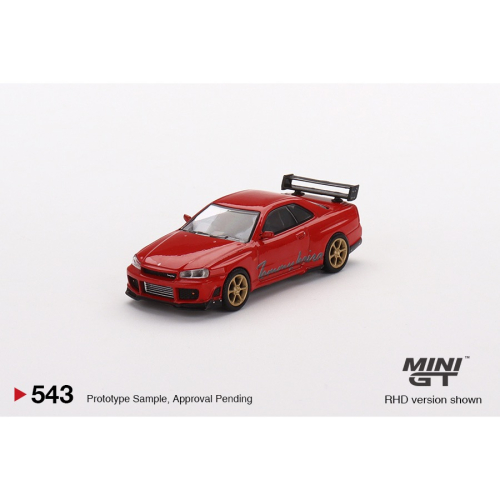 ￼【工匠模型】MINI GT 1/64 #543 Nissan GT-R 紅色
