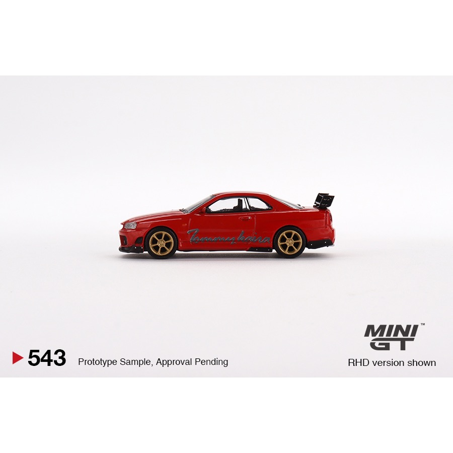 ￼【工匠模型】MINI GT 1/64 #543 Nissan GT-R 紅色-細節圖2