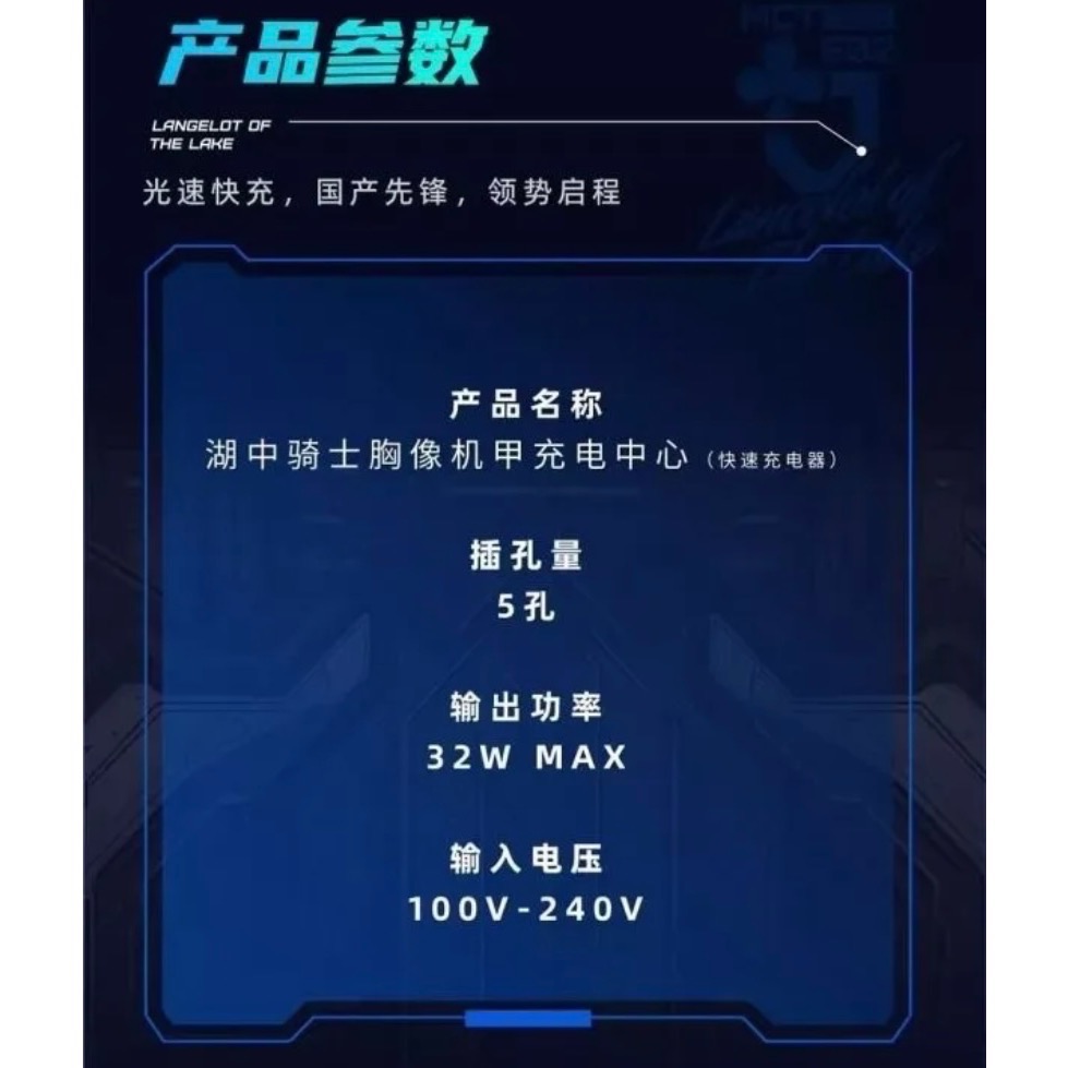 ￼【工匠模型】現貨✅ MOSHOW 模壽 湖中騎士 胸像 手機 充電中心 新年禮物 情人節禮物-細節圖10