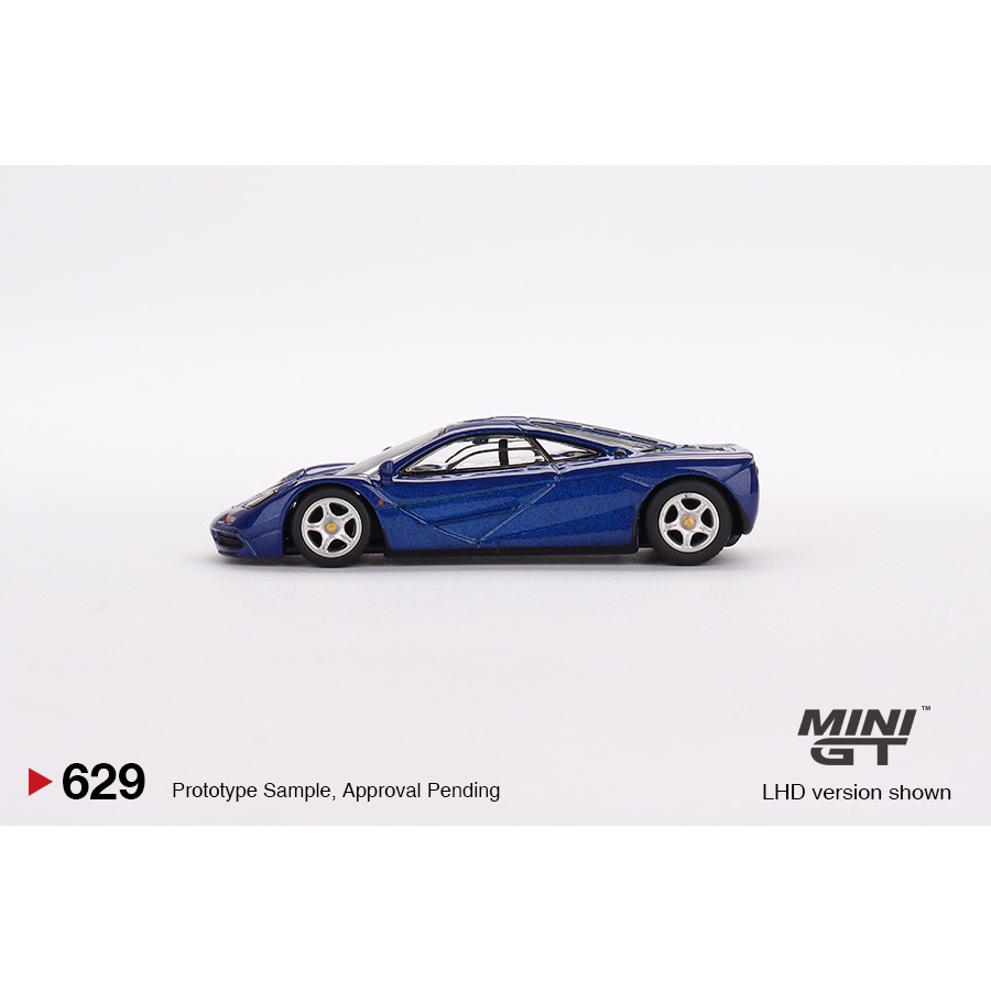 ￼【工匠模型】MINI GT 1/64 麥拉倫 McLaren F1 Cobalt Blue 629-細節圖2