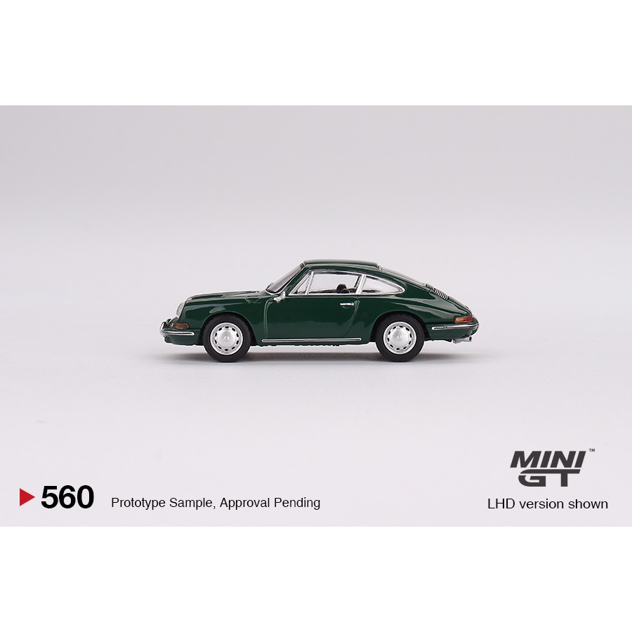 ￼【工匠模型】MINI GT 1/64 保時捷 Porsche 911 1964 Irish Green 560-細節圖2