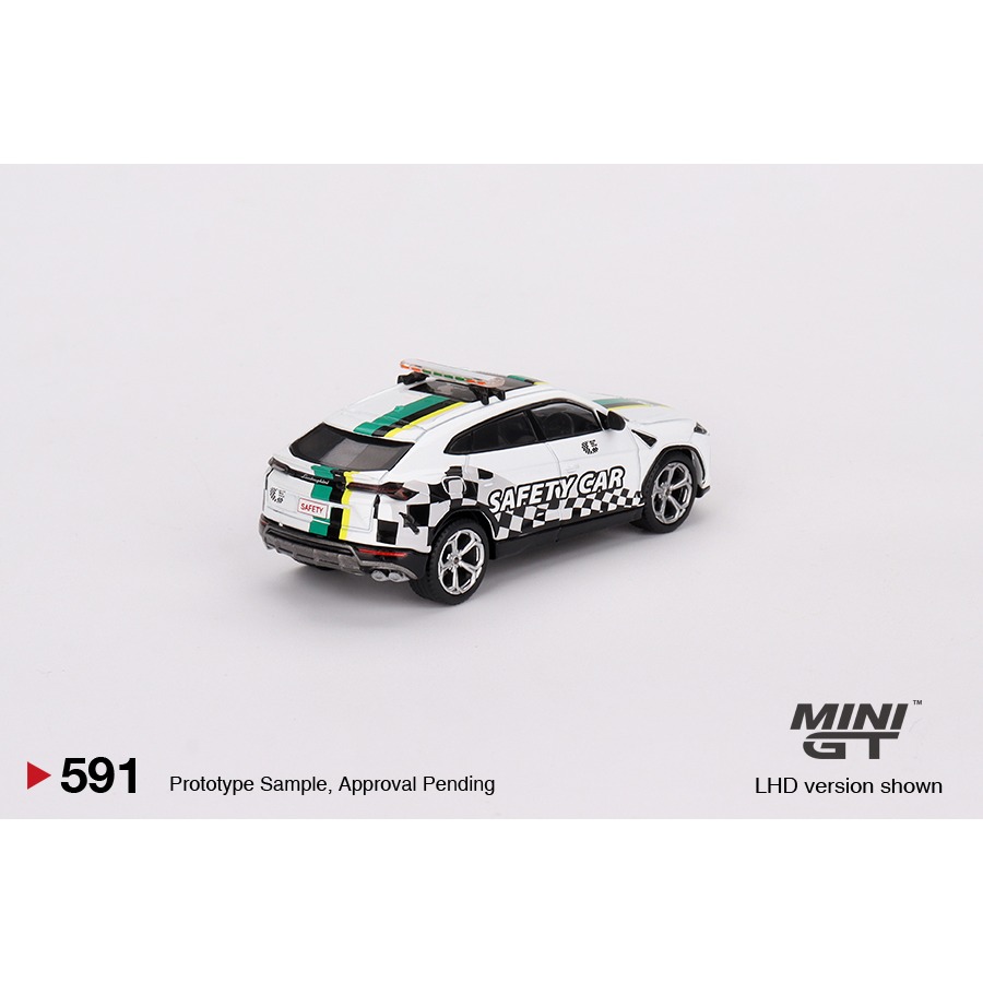 【工匠模型】MINI GT 1/64 Lamborghini 藍寶堅尼 澳門大賽 Safety Car #591-細節圖2