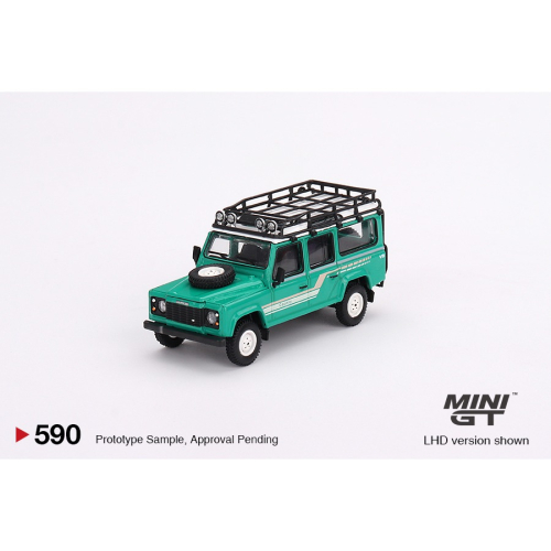 【工匠模型】MINI GT 1/64 Land Rover Defender 荒原路華 #590