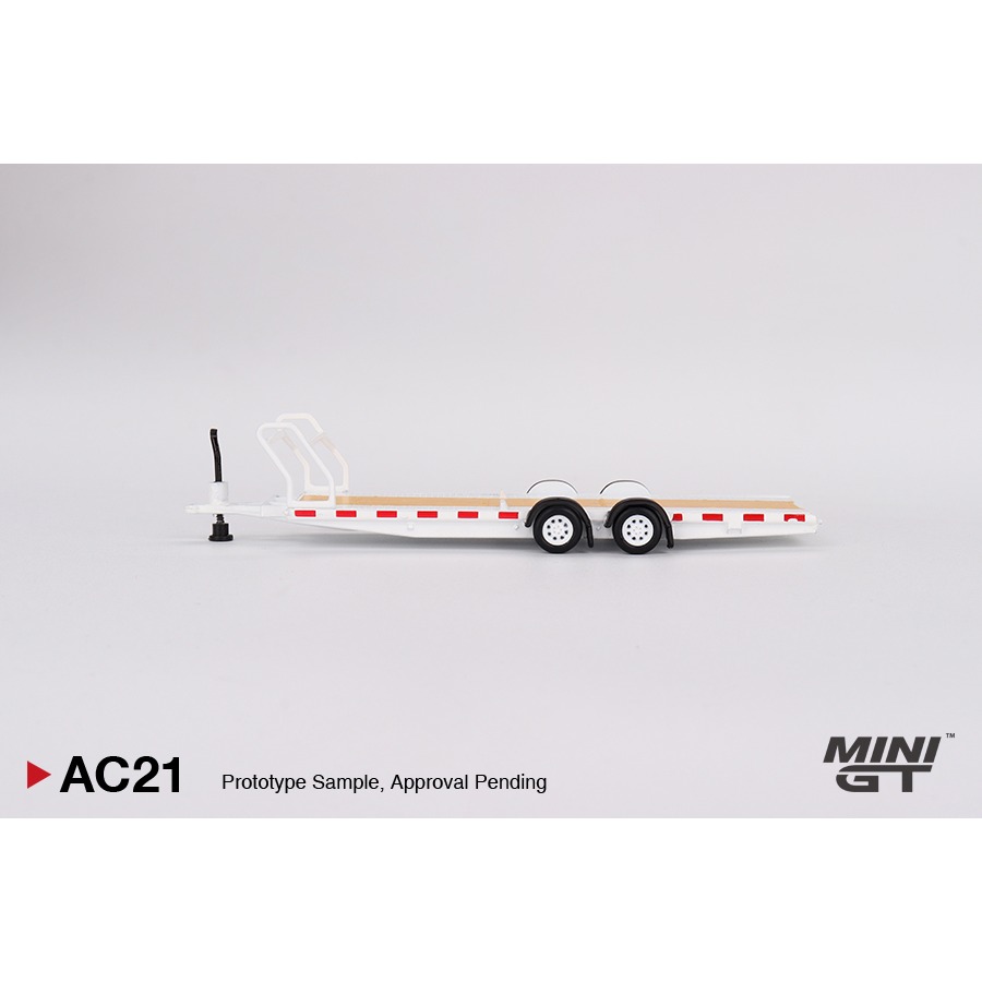 【工匠模型】MINI GT AC21 Car Hauler Trailer White-細節圖3