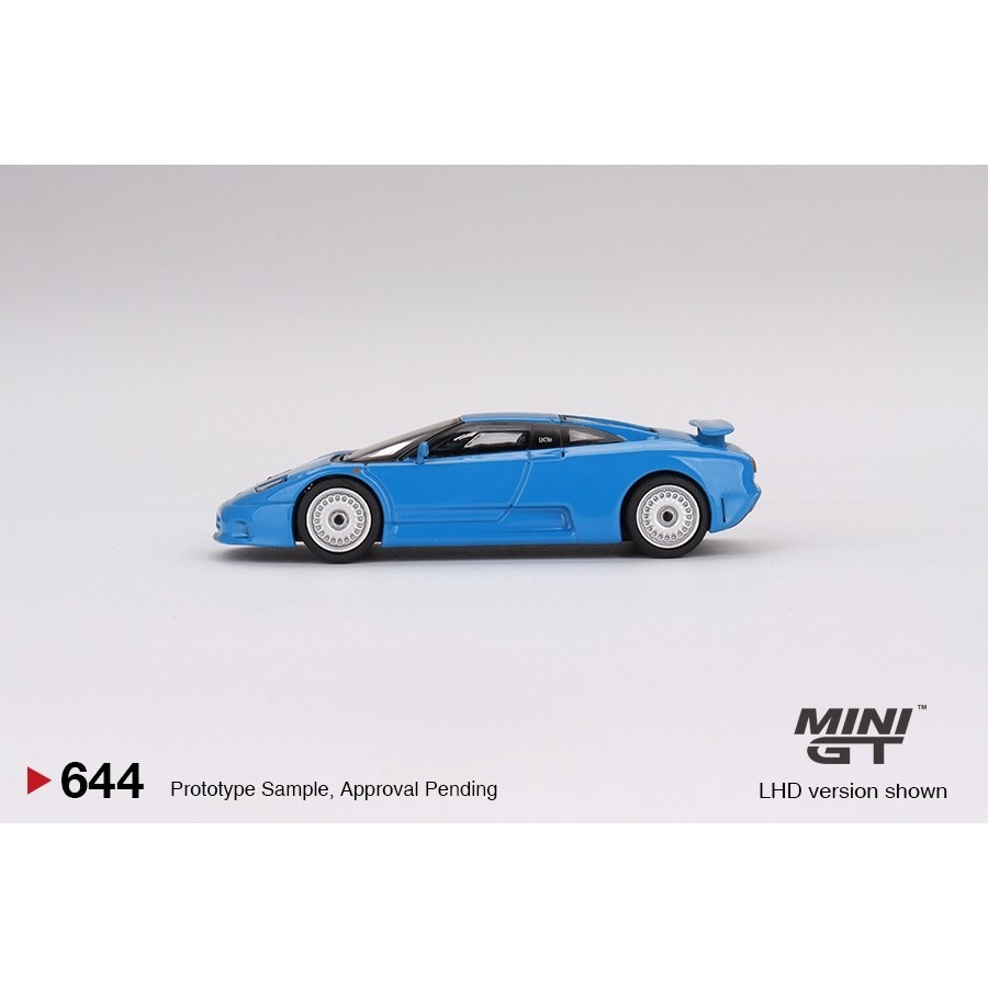 【工匠模型】MINI GT 1/64 Bugatti EB110 GT 藍色 #644-細節圖2