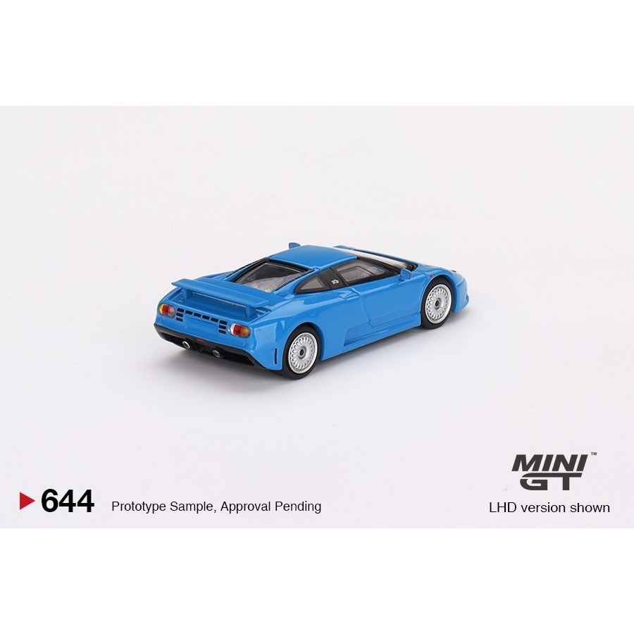 【工匠模型】MINI GT 1/64 Bugatti EB110 GT 藍色 #644-細節圖3