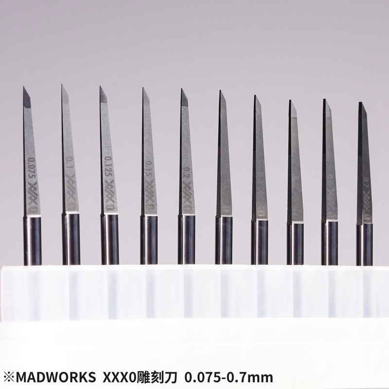 ￼【工匠模型】Madworks XXX0 Mr.PRO 超細晶粒度鎢鋼雕刻刀 刻刀 雕刻刀-細節圖3