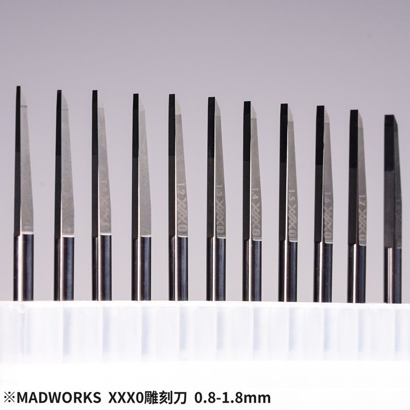 ￼【工匠模型】Madworks XXX0 Mr.PRO 超細晶粒度鎢鋼雕刻刀 刻刀 雕刻刀-細節圖4