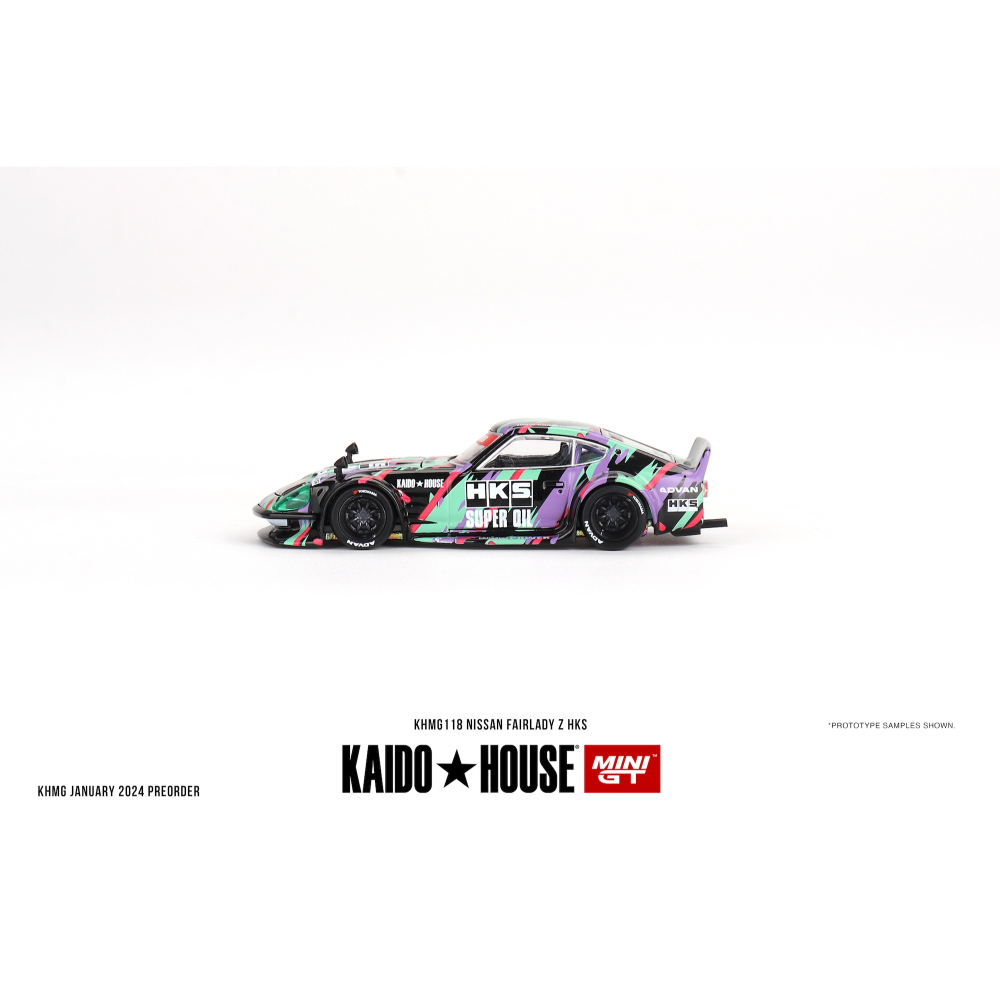 【工匠模型】Kaido House x Mini GT KHMG118 Nissan Fairlady Z HKS-細節圖4