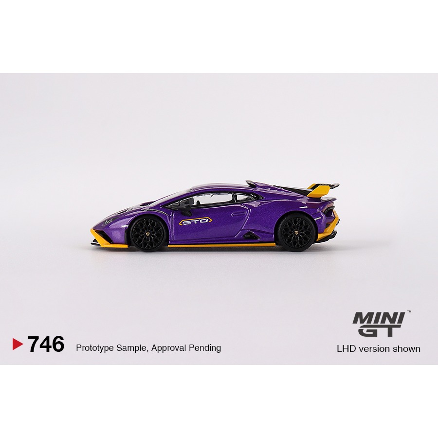 【工匠模型】MINI GT #746 Lamborghini Huracán STO Viola Pasifae-細節圖2