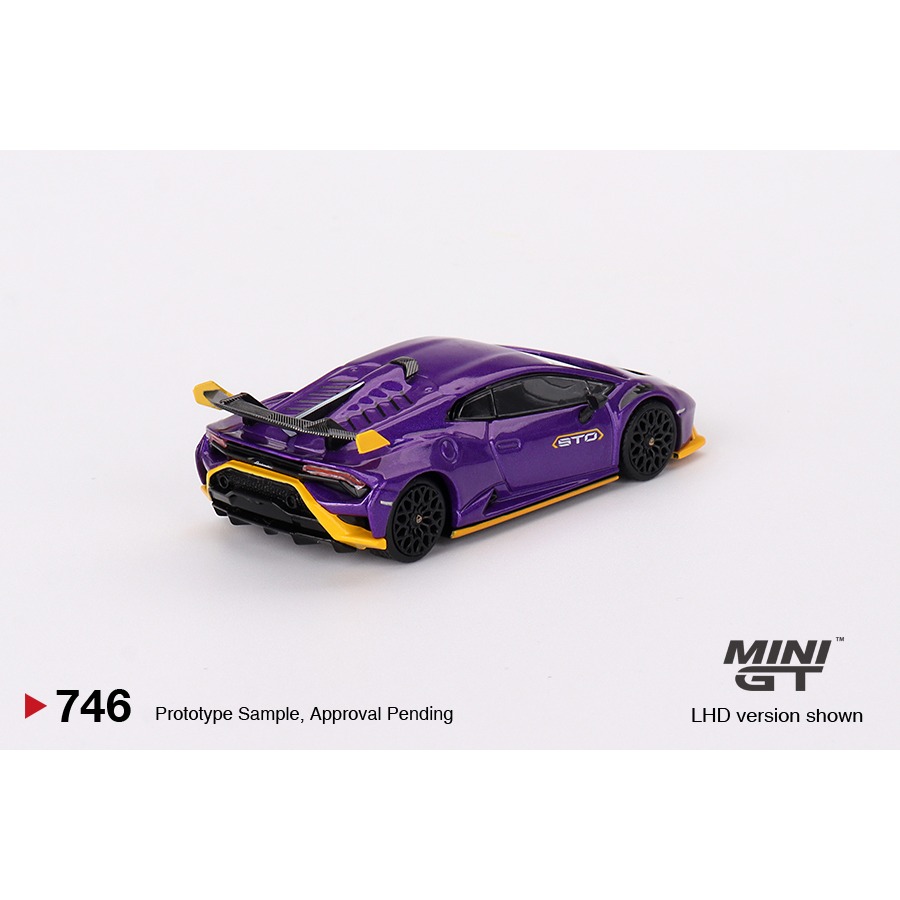 【工匠模型】MINI GT #746 Lamborghini Huracán STO Viola Pasifae-細節圖3