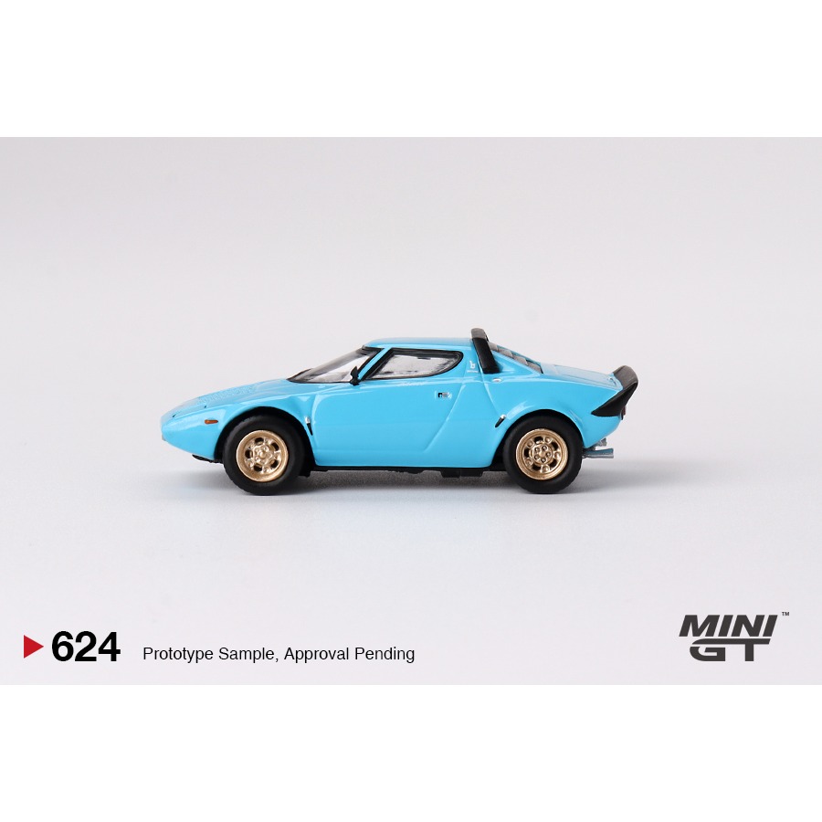 【工匠模型】MINI GT #624 Lancia Stratos HF Stradale Azzuro Chiaro-細節圖3