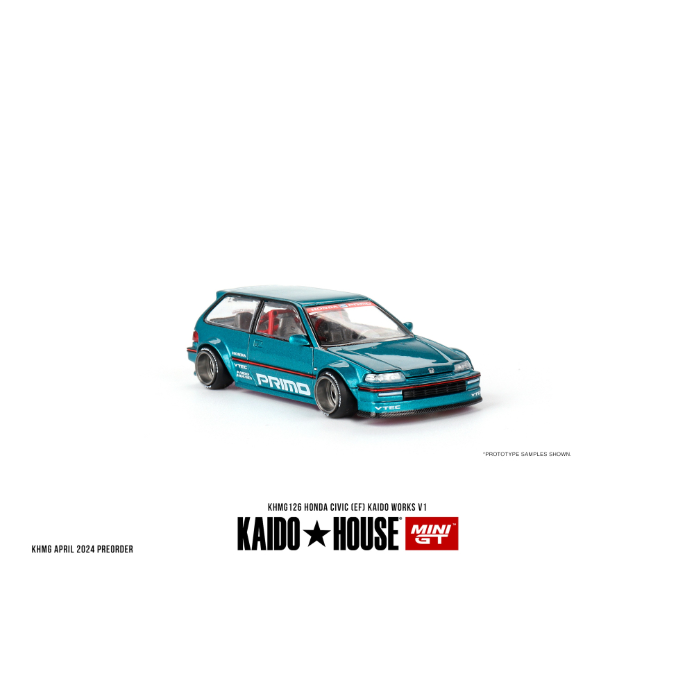 Kaido House Mini GT KHMG126 HONDA CIVIC (EF] KAIDO WORKS V1-細節圖2