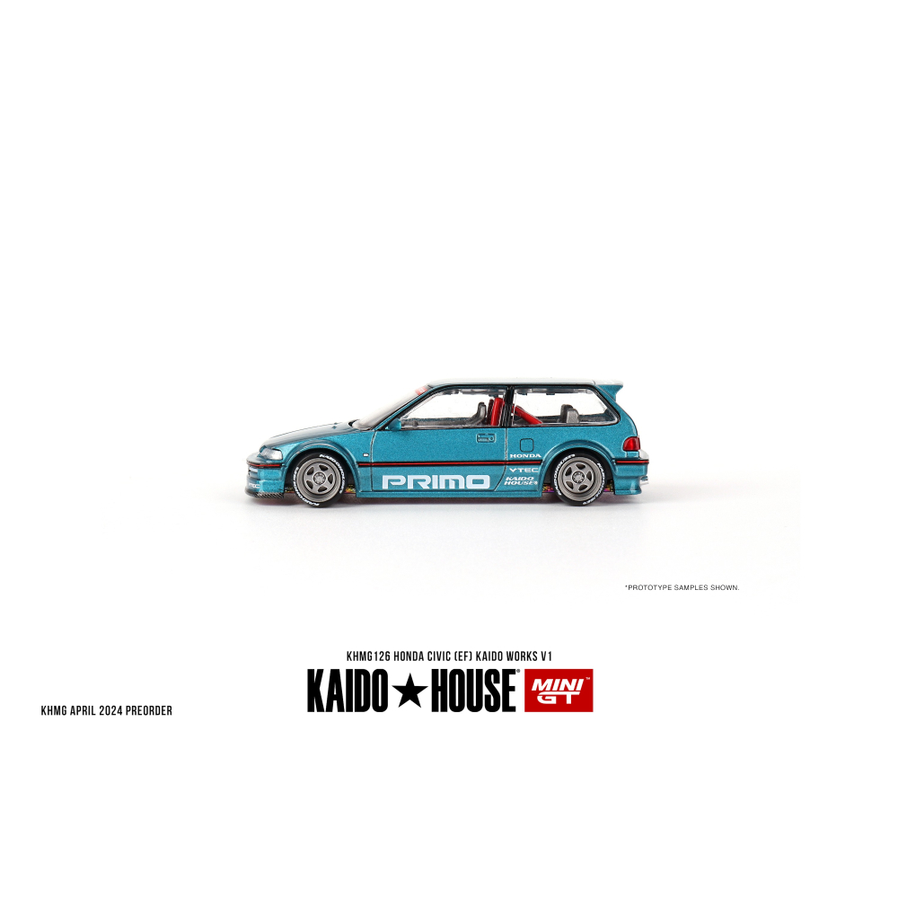 Kaido House Mini GT KHMG126 HONDA CIVIC (EF] KAIDO WORKS V1-細節圖3