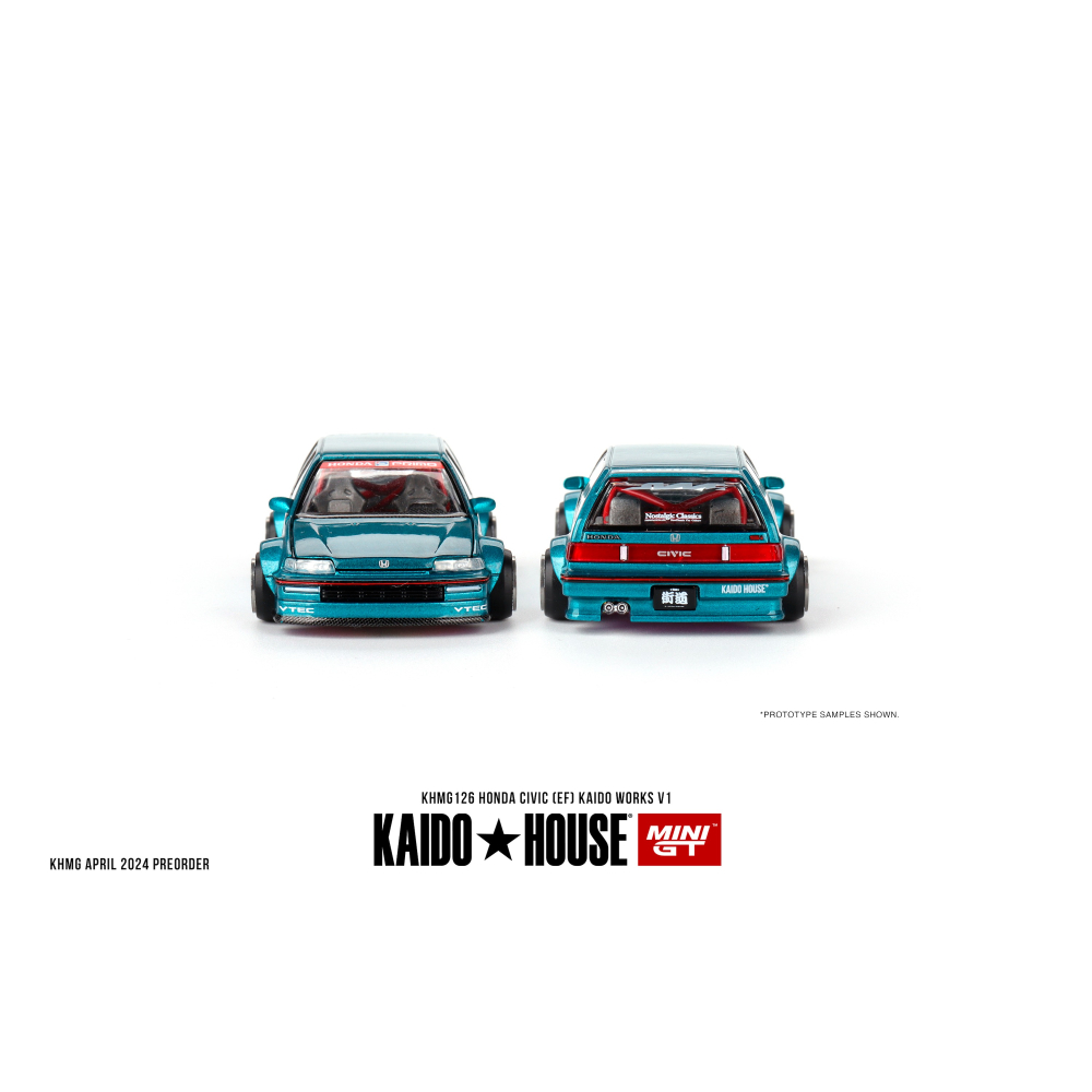 Kaido House Mini GT KHMG126 HONDA CIVIC (EF] KAIDO WORKS V1-細節圖4