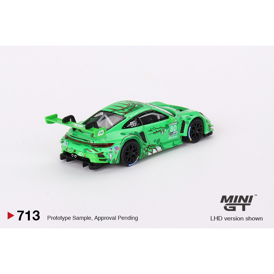 【工匠模型】MINI GT #713 Porsche 911 GT3 R #80 2023 IMSA Sebring-細節圖2