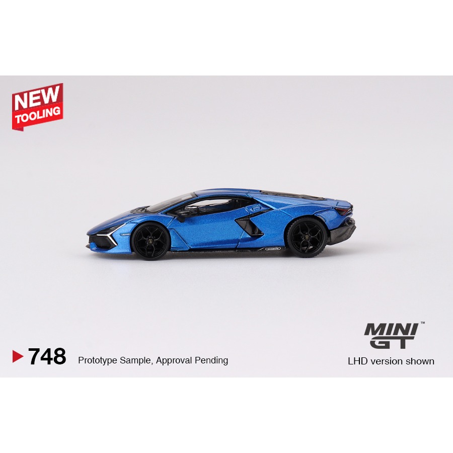 【工匠模型】MINI GT #748 Lamborghini Revuelto Blu Eleos-細節圖3