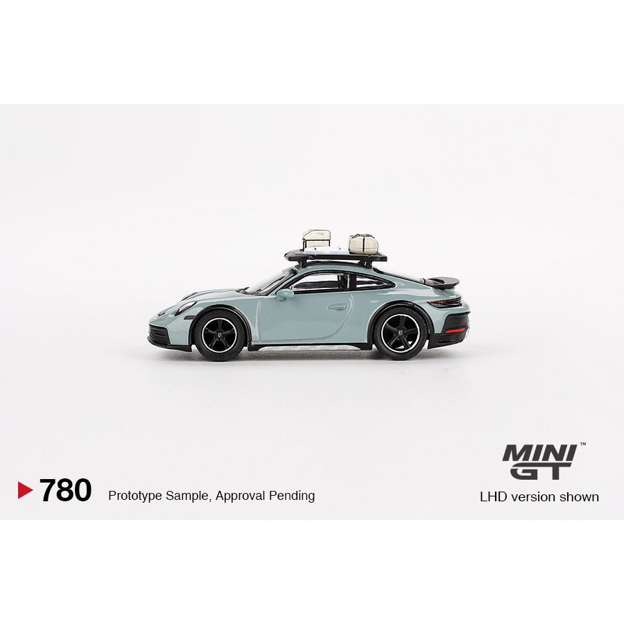 【工匠模型】MINI GT #780   Porsche 911 Dakar Shade Green Metallic-細節圖3