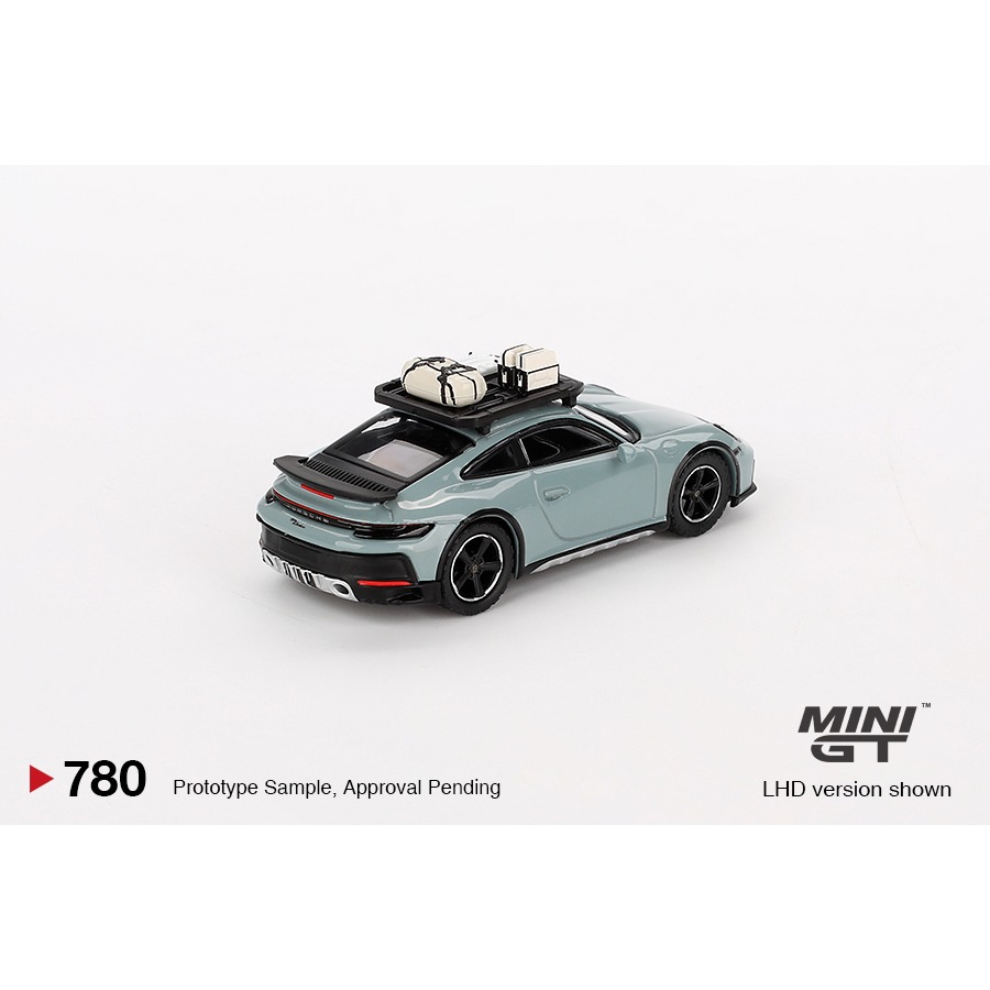 【工匠模型】MINI GT #780   Porsche 911 Dakar Shade Green Metallic-細節圖4