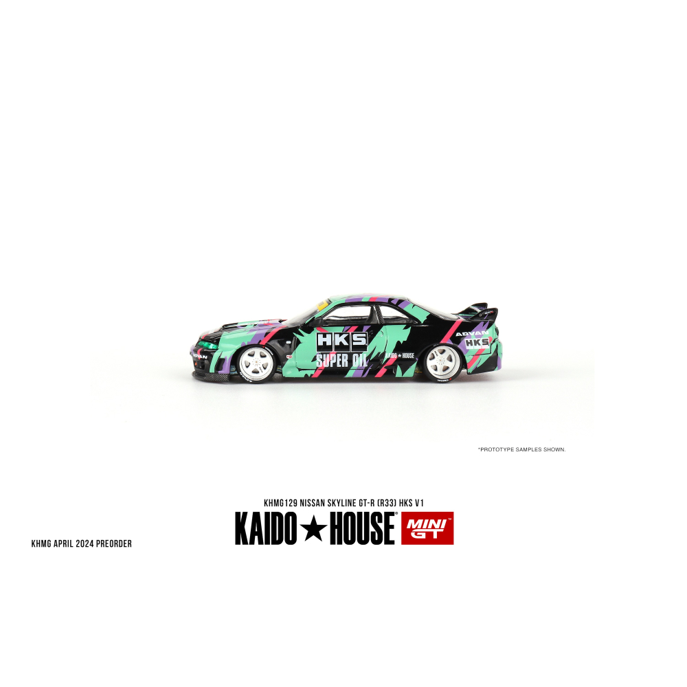 【工匠模型】MINI GT KHMG129 Nissan Skyline GT-R (R33) HKS V1-細節圖4