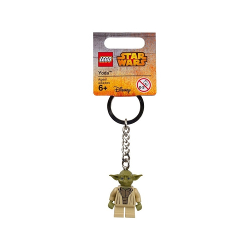 正版 LEGO 樂高鑰匙圈 STAR WARS 星際大戰 尤達 人偶鑰匙圈 鎖圈 吊飾 COCOS FG280