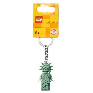 正版 LEGO 樂高鑰匙圈 自由女神 人偶鑰匙圈 鎖圈 吊飾 COCOS FG280