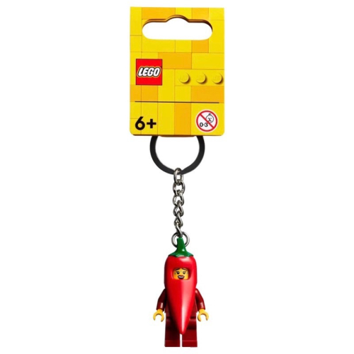 正版 LEGO 樂高鑰匙圈 辣椒女孩 人偶鑰匙圈 車鑰匙 背包吊飾 鎖圈 吊飾 COCOS FG280