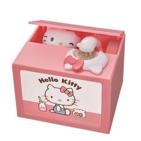 SHINE 哆啦A夢KT布丁狗大耳狗寶可夢角落生物史努比哥吉拉 儲金箱 偷錢箱 小費箱 存錢筒 COCOS FG660-規格圖11