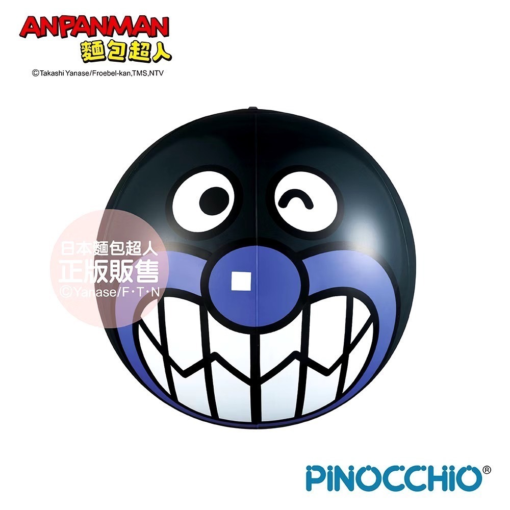正版 ANPANMAN 麵包超人 細菌人 紅精靈 小病毒 大臉玩具小球 拍拍球 嬰幼兒玩具 COCOS AN1000-細節圖4