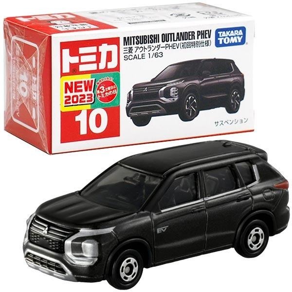 TOMICA 多美小汽車 NO.010 三菱Outlander Phev+初回 一組販售 COCOS TO175-規格圖5