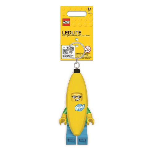 正版 LEGO 樂高鑰匙圈 香蕉人 LED 人偶造型鑰匙圈燈 手電筒 COCOS LG320