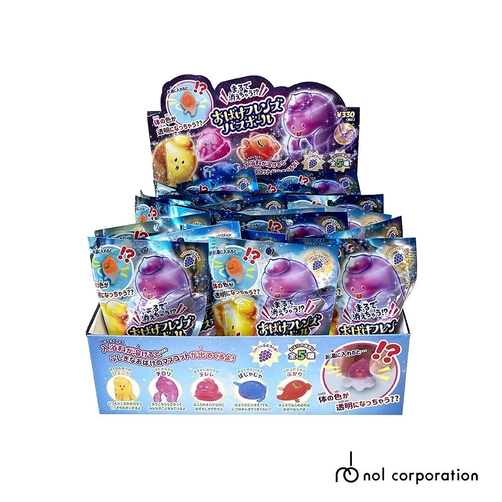 NOL 幽靈朋友們入浴球 沐浴球泡澡球 附隨機公仔 洗澡玩具 COCOS TJ009-細節圖3